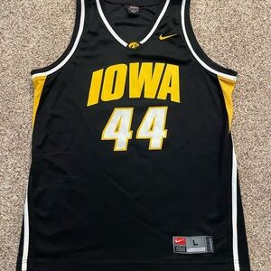 Nike Iowa Black and Yellow Basketball Jersey
